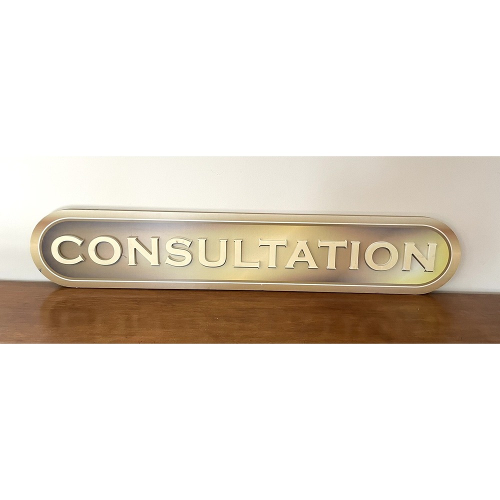 Legal Office Sign 54" Vintage Lightweight Foam